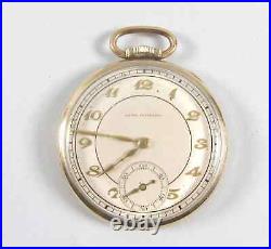 Girard Perregaux pocket watch 10k gold filled vintage swiss with box