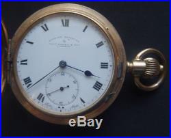 Gold Filled Hunter Cased Quarter Repeater Pocket Watch Thos. Russell Liverpool