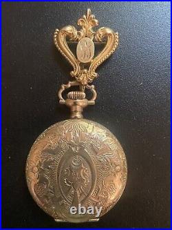 Gold pocket watch case vintage