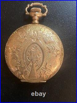 Gold pocket watch case vintage