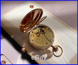 Gorgeous American Waltham 10K Gold Case Ladies Pocket Watch Circa 1896