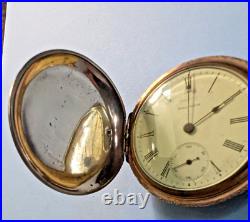 H1 01 1898 7J, 16s Waltham Bond Street, Ornate GF Hunt Case