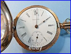 H1 01 1898 7J, 16s Waltham Bond Street, Ornate GF Hunt Case