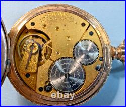 H1 01 1898 7J, 16s Waltham Bond Street, Ornate GF Hunt Case