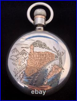 Hamilton 18s 21J 940 115 Year Railroader Gold Train engraved Case Extra Fine