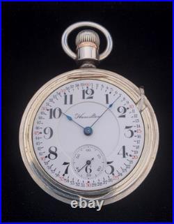 Hamilton 18s 21J 940 115 Year Railroader Gold Train engraved Case Extra Fine