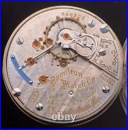 Hamilton 18s 21J 940 115 Year Railroader Gold Train engraved Case Extra Fine