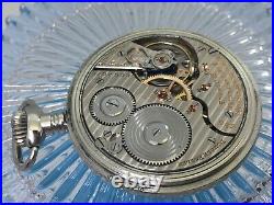 Hamilton 992 Railroad Pocket Watch 16s, 21j Housed in a SILVERODE Case SERVICED