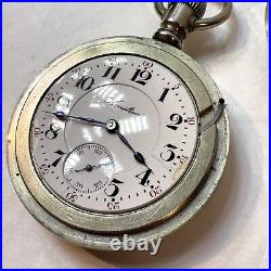 Hamilton Grade 940 18s 21j Running Serviced Antique Pocket Watch Alaska Case