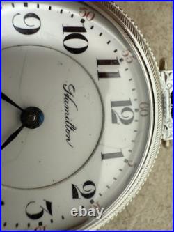 Hamilton Grade 940 18s Open Face Railroad Pocket Watch (Train case)