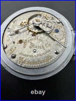 Hamilton Grade 940 18s Open Face Railroad Pocket Watch (Train case)