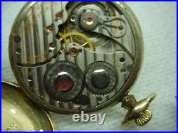 Hamilton Pocket Watch, 12 Size, 17j, Grade 914, Vintage 1921, Gp Hamilton Case