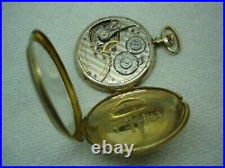 Hamilton Pocket Watch, 12 Size, 17j, Grade 914, Vintage 1921, Gp Hamilton Case