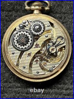 Hamilton Railroad Pocket Watch 16sz 23 Jewel 950 Gold Filled. Pugh Bros Case