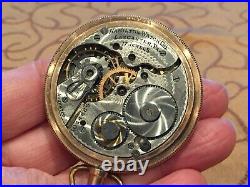 Hamilton Watch Co. 17 Jewels Pocket Watch #1044689 Beautiful Case & Face