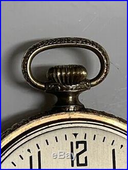 Hampden Dueber Pocket Watch Gr 109 16s 15j IWC Supreme Gold Filled Case Ticking
