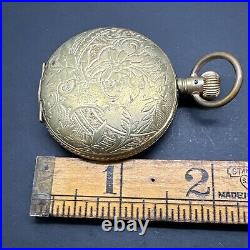 Hampden Pocket Watch 1889 6S 15J Hunting Case Pocket Watch Running