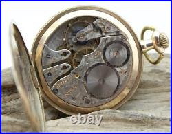 Hampden Pocket Watch Grade 306 15j DUEBER CASE (F4N3)