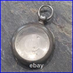 Heavy Keystone Leader Coin. 900 Silver 18s Open Face Pocket Watch Case SB808