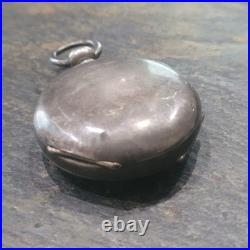Heavy Keystone Leader Coin. 900 Silver 18s Open Face Pocket Watch Case SB808