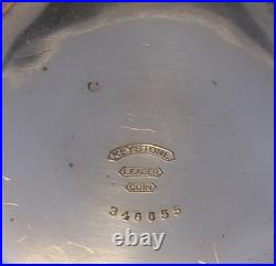 Heavy Keystone Leader Coin. 900 Silver 18s Open Face Pocket Watch Case SB808