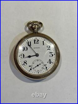 Howard 16s 21j Series 11 Railroad Chronometer Needs Service Howard GF Extra Case