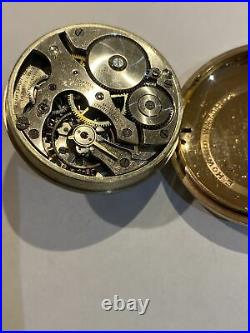Howard 16s 21j Series 11 Railroad Chronometer Needs Service Howard GF Extra Case