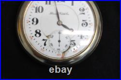 ILLINOIS WATCH CO 17j 53mm LEVER SET RAILROAD 20 YEAR GF CASE POCKET WATCH