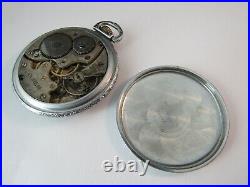 ILLINOIS pocket watch case BUREN 12s 6j TRIBUNE antique BEAUTIFUL CASE