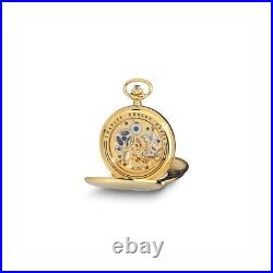 IP-plated Open Heart 53mm Case Pocket Watch 0.5g L-14.5mm Christmas Gift for Her