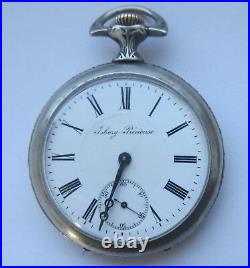 ISBERG-PRECIEUSE pocket watch superior quality, case with the plot, Arabs
