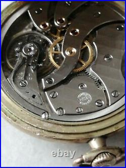 IWC Schaffhausen. Gold Plated Probus High Grade Pocket Watch Open Face Case