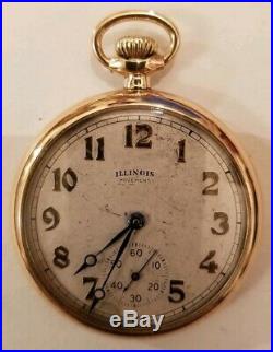 Illinois 12S. 17 jewel adjusted two-tone grade 405 (1916) Gold filled case