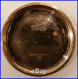 Illinois 12S. 17 jewel adjusted two-tone grade 405 (1916) Gold filled case