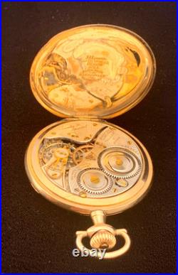 Illinois 12s 21J 117 Year Old Vanguard Fancy Multi Color Dial Silver Case Fine