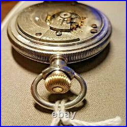 Illinois 18s- 21 Jewel Bunn Special Hunter Case 1898 Pocket Watch -RR Grade RUNS