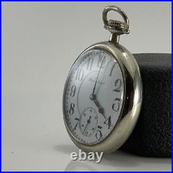 Illinois 706 Grade Model 9 17j Pocket Watch & Silverode Philadelphia Watch Case