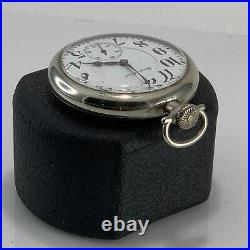 Illinois 706 Grade Model 9 17j Pocket Watch & Silverode Philadelphia Watch Case