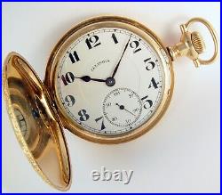 Illinois A Lincoln 21 Jewel 16s Rare Model 8 Hunting Case Pocket Watch