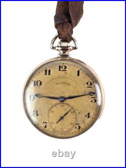Illinois Autocrat Pocket Watch Gold Filled case Running & Keeps Time See Photos
