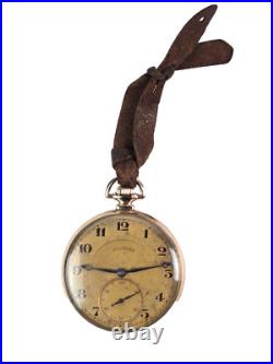 Illinois Autocrat Pocket Watch Gold Filled case Running & Keeps Time See Photos