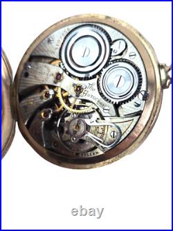 Illinois Autocrat Pocket Watch Gold Filled case Running & Keeps Time See Photos