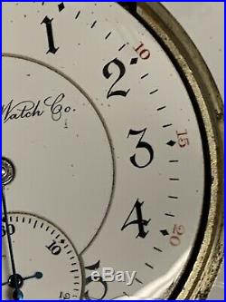 Illinois Getty Pocket Watch Grade 173 Mod 5 16s 15j Fahys Oresilver Case Ticking