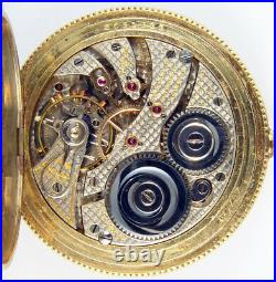 Illinois Grade 410 23 Jewel 12s Very Rare Hunting Case Top Grade Pocket Watch