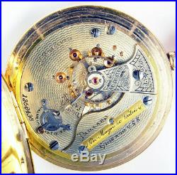 Illinois Paillard Non Magnetic 21 Jewel 18s Rare Hunting Case Pocket Watch