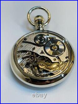Illinois Pocket Watch 16s 19j in a Swing Out Display Case