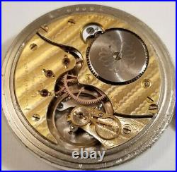 Illinois RARE 16S. Federal Watch Co. 15 jewels two-tone movement display case