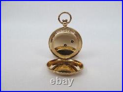 Illinois Springfield Arlington Pocket Watch in C&A Pequingnot Solid Gold Case