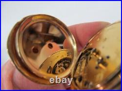 Illinois Springfield Arlington Pocket Watch in C&A Pequingnot Solid Gold Case