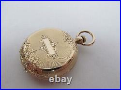 Illinois Springfield Arlington Pocket Watch in C&A Pequingnot Solid Gold Case